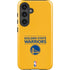 NBA Golden State Warriors Standard - Yellow Galaxy S24 Plus Impact Case